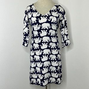 🔹 Lily Pulitzer Pima Cotton Elephant Shift Dress